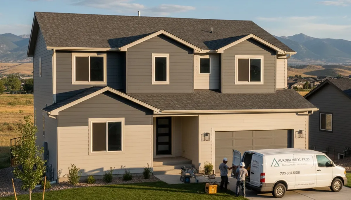 Professional vinyl siding installation by expert contractors in Denver, CO homes