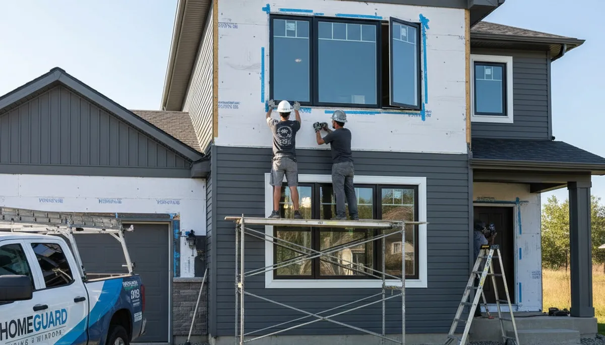Professional window replacement and vinyl siding installation in Denver, CO by Next Level Exteriors